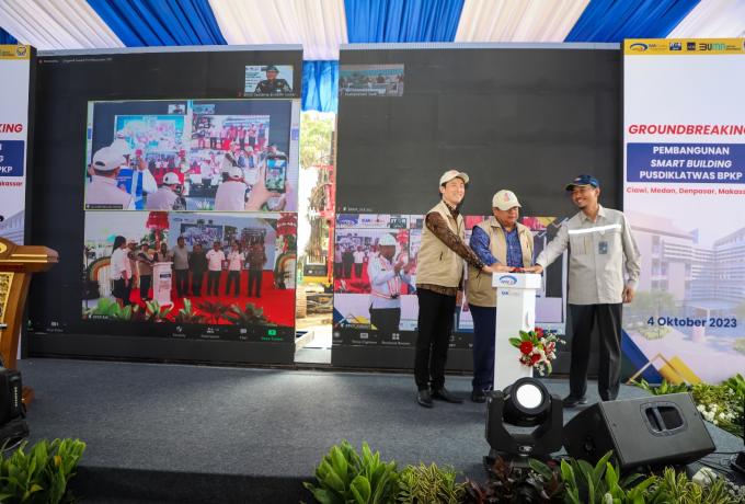 Berkontribusi Meningkatkan Kualitas Layanan Pelatihan, Brantas Abipraya Bangun Smart Building BPKP di Empat Lokasi