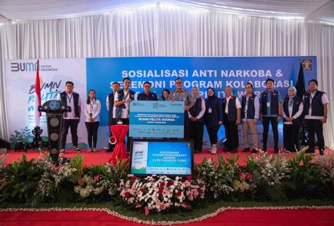  Brantas Abipraya Bersinergi dengan BUMN Lainnya, Luncurkan Program Pelita Warna di Lapas Cipinang