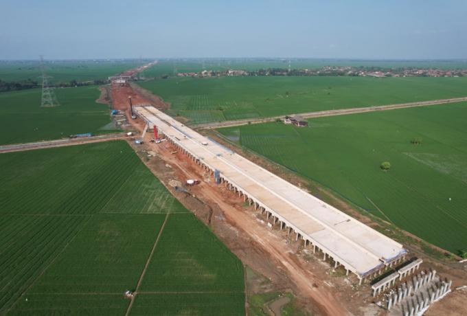 PT Brantas Abipraya (Persero) terus mendukung pembangunan infrastruktur nasional melalui pengerjaan Jalan Tol Akses Patimban Paket 2 di Subang, Jawa Barat.