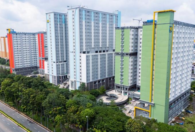 PT Brantas Abipraya (Persero) membangun hunian vertikal modern Aparatur Sipil Negara (ASN) Kementerian Keuangan (Kemenkeu).