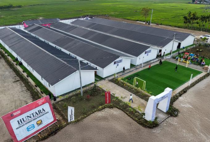 Huntara Karya Abipraya Siap Dihuni